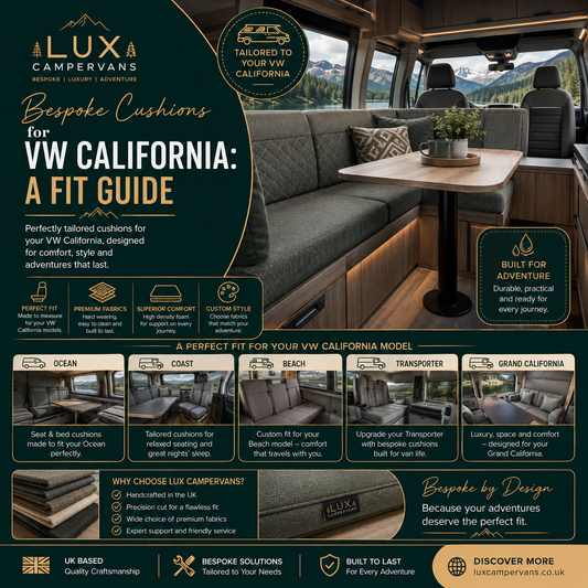 Bespoke Cushions for VW California: A Fit Guide
