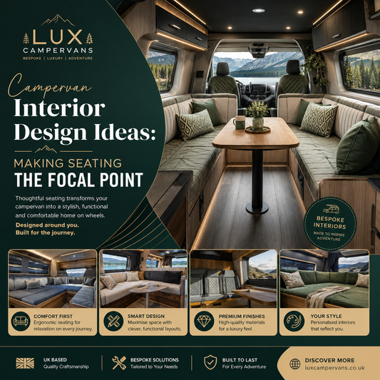 Campervan Interior Design Ideas: Making Seating the Focal Point