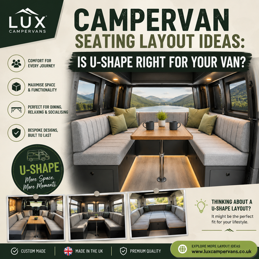 Campervan Seating Layout Ideas: Is U-Shape Right for Your Van?