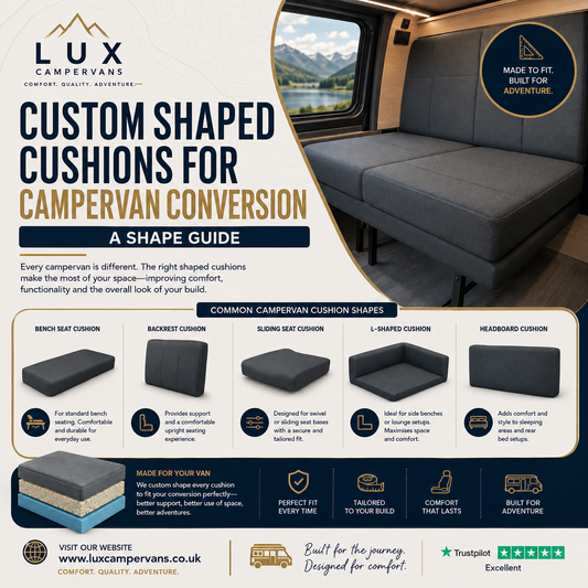 Custom Shaped Cushions for Campervan Conversion: A Shape Guide