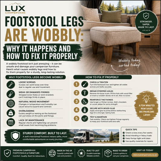 FOOTSTOOL LEGS ARE WOBBLY: WHY IT HAPPENS AND HOW TO FIX IT PROPERLY