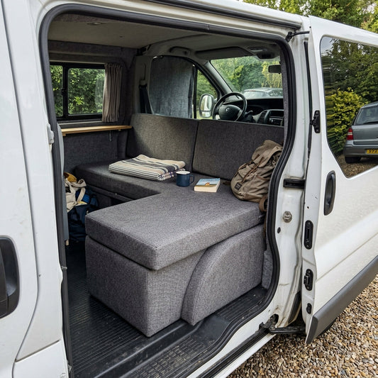 VAUXHALL VIVARO CAMPERVAN CUSHIONS MADE TO MEASURE REPLACEMENT SEATING