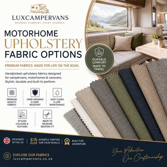 Motorhome upholstery fabric options uk