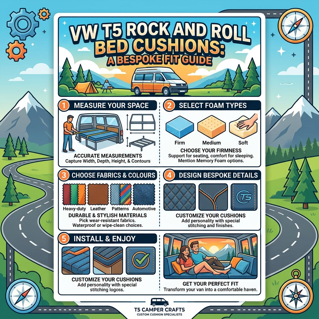 VW T5 Rock and Roll Bed Cushions: A Bespoke Fit Guide