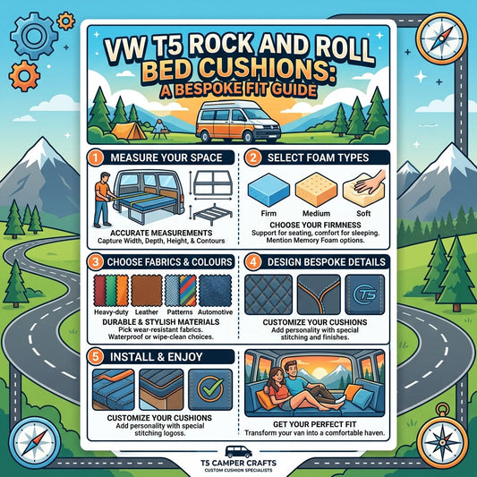 VW T5 Rock and Roll Bed Cushions: A Bespoke Fit Guide