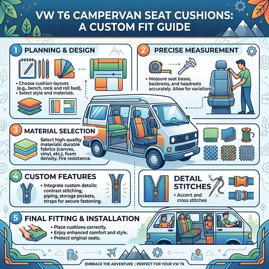 VW T6 Campervan Seat Cushions: A Custom Fit Guide