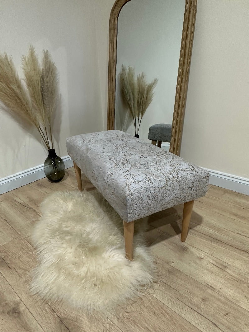 Premium champagne Footstool 