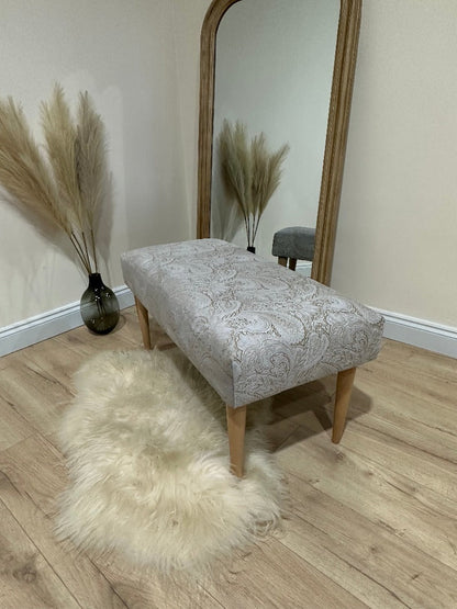 Premium champagne Footstool 