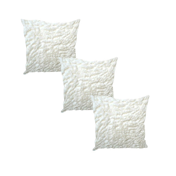 Premium Luxury Footstool with Cozy fur| off white Creamy Footstool Bench