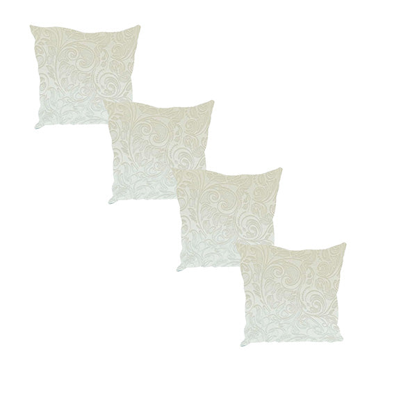 Premium floral patterned champagne colour coffee table bench footstool