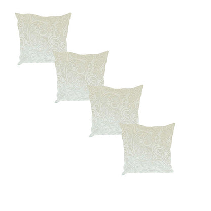 Premium floral patterned champagne colour coffee table bench footstool