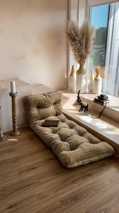 Lusso velvet floor seating