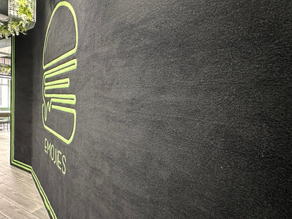 Handmade wall rug bespoke branded