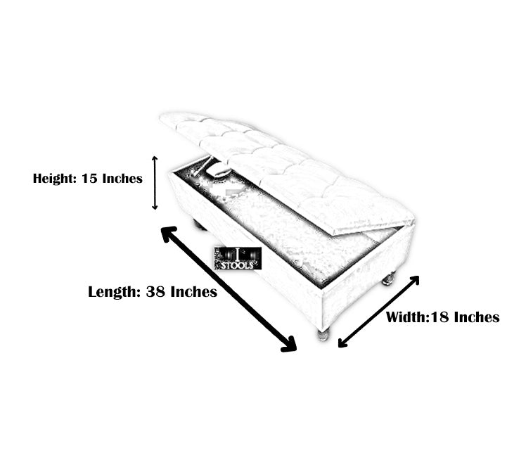 PREMIUM coffee table Demask multicolour Ottoman with Storage | Patterned Footstool Pouffe | Colourful Ottoman Storage Bench