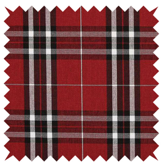 Red & Black Tartan sample