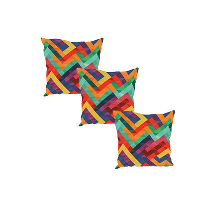 PREMIUM Multi Colour Trem Footstool window bay seat pouffe