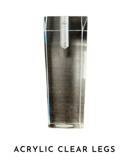 Creamy white Lusso coffee table Deep Panel Ottoman Bench Storage