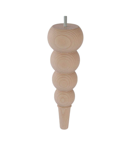 Round footstool leg
