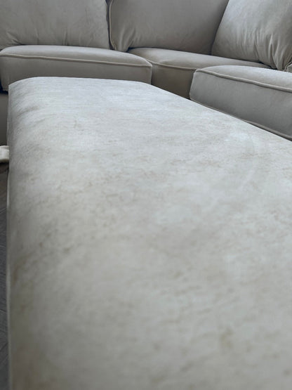 PREMIUM white Handmade footstool