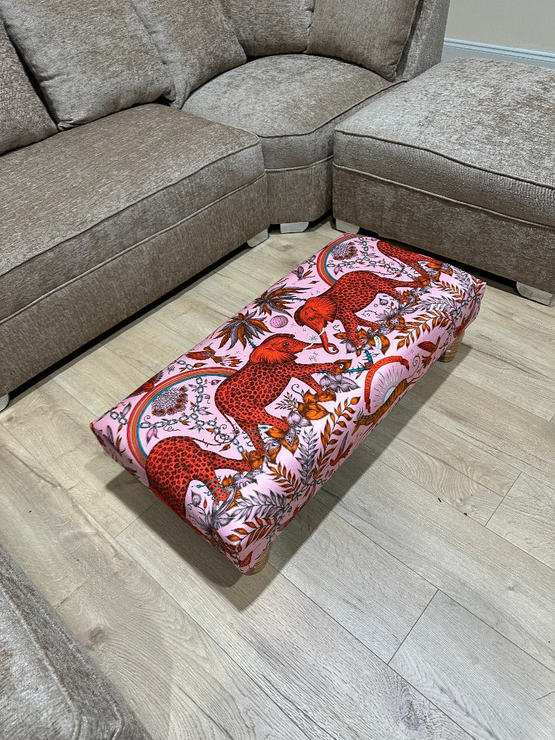 PREMIUM PINK PRINTED ELEPHANT Footrest