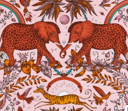 Conatact us | PREMIUM MADE TO MEASURE AVAILABLE PINK PRINTED ELEPHANT FOOTSTOOL | POUFFE FOOTSTOOL TABLE