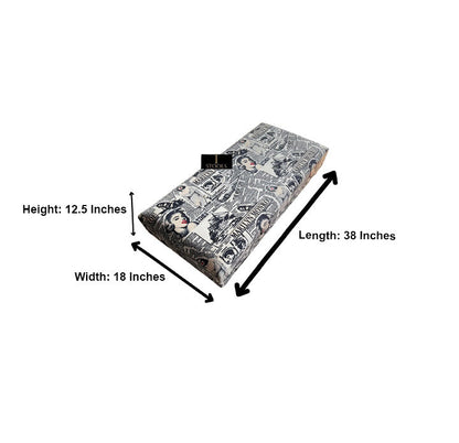 Marilyn Monroe printed fabric  Footstool Bench