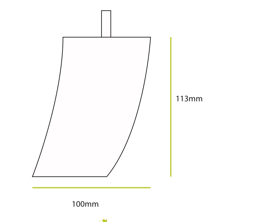 Contemporary Grey wood solid legs