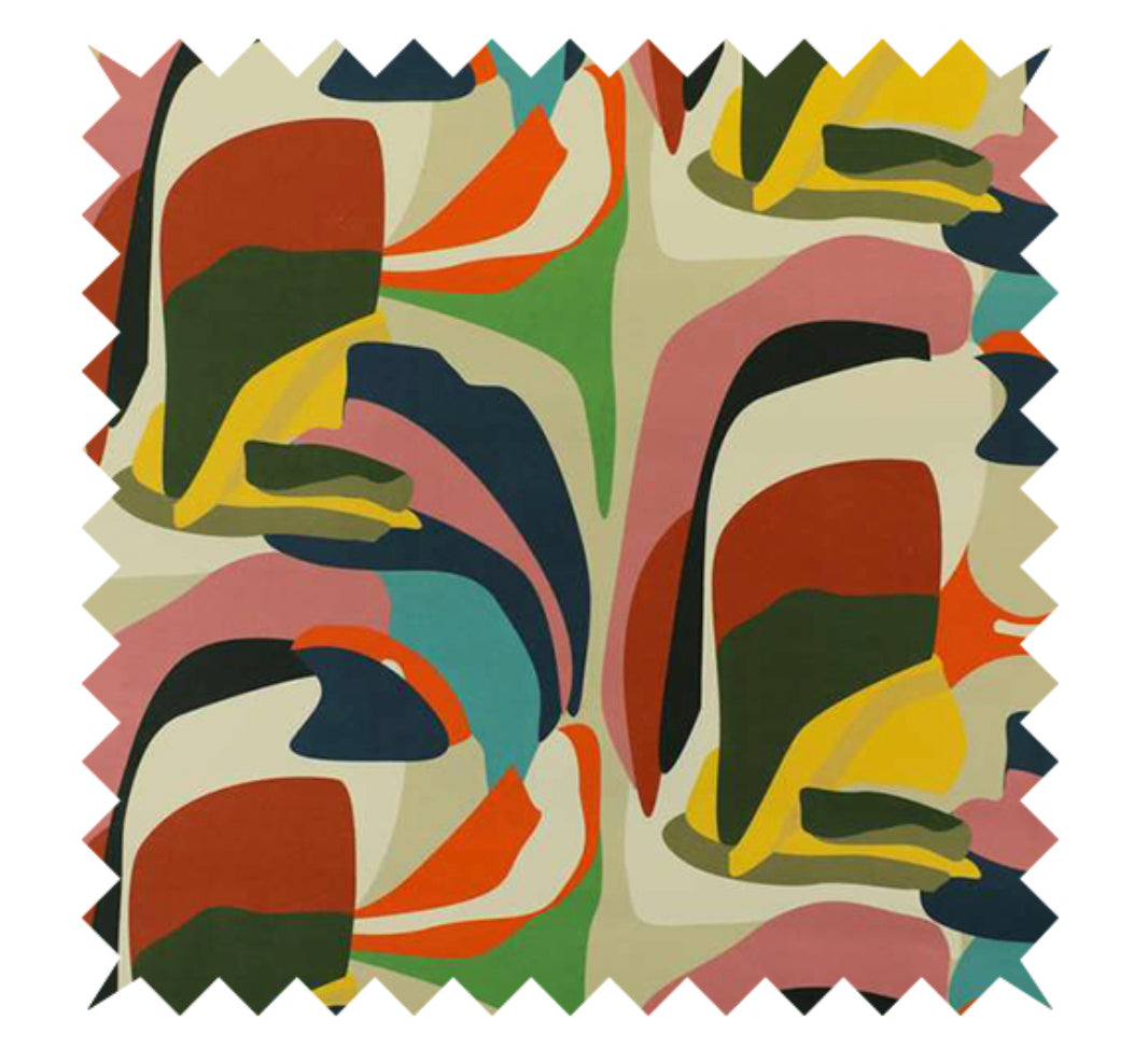 PREMIUM Multi-Coloured PRINTED Footstool