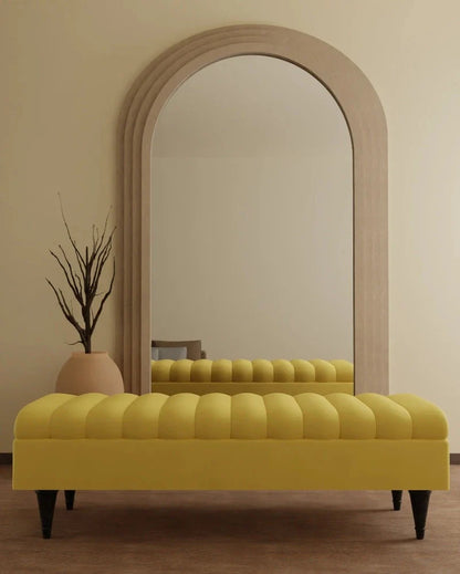 Mustard gold Romo Ottoman storage   