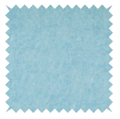 PREMIUM Pastel Blue Cotton Chenille coffee table with storage