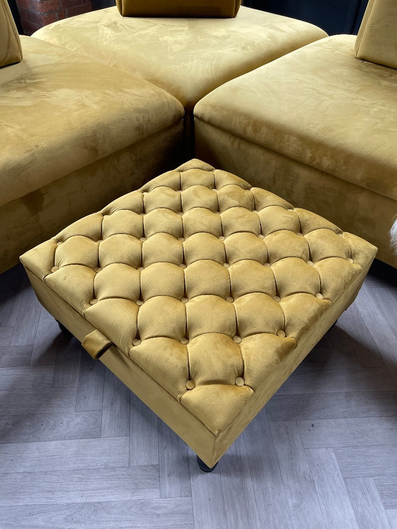 PREMIUM Mustard Gold Footrest