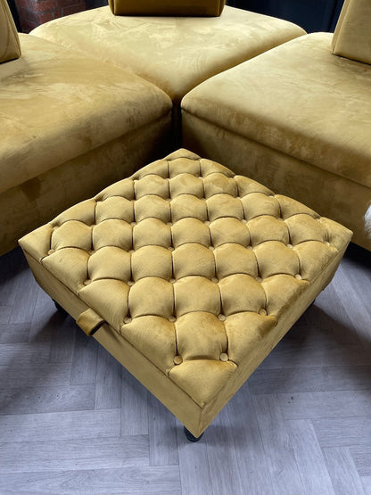 PREMIUM Mustard Gold Footrest