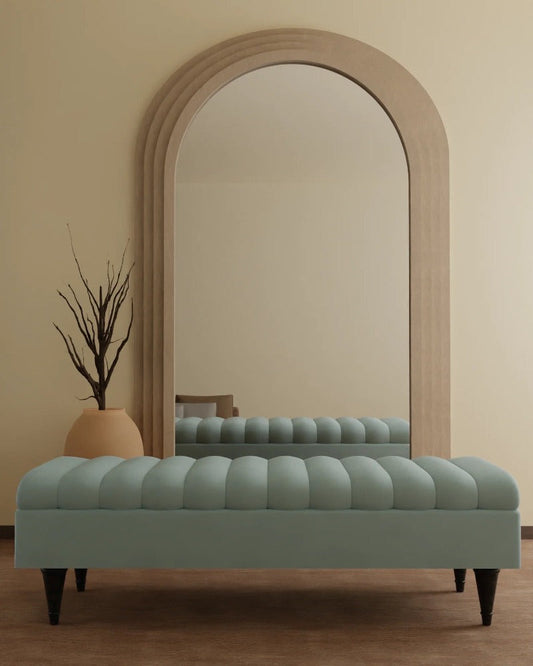 Duck egg Romo Large Panel Ottoman storage   