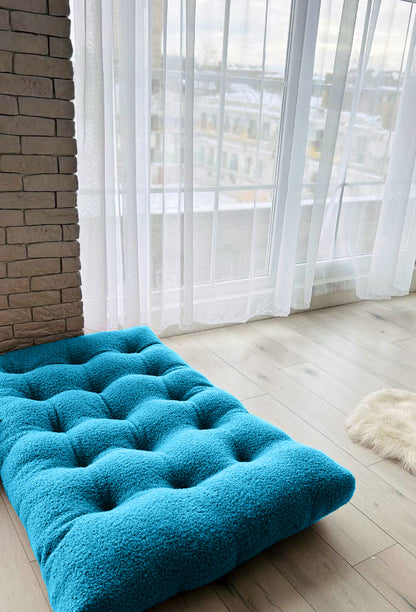 Teddy boucle Tufted floor seating