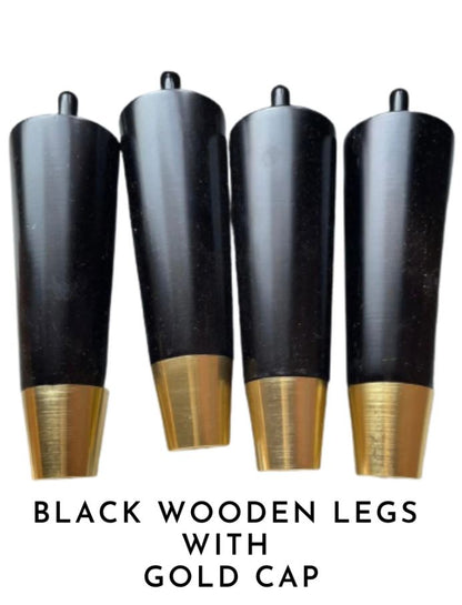 Brown square cube deep buttoned coffee table