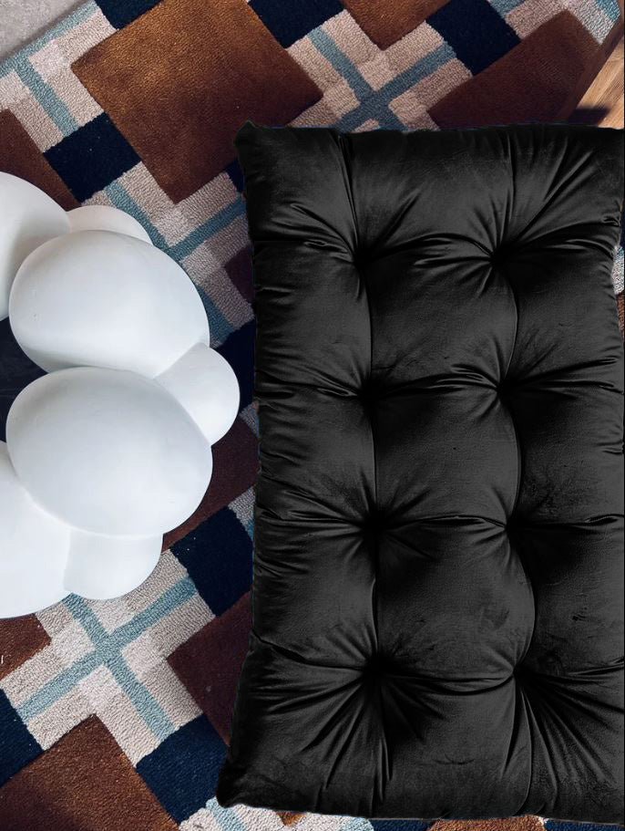 Multicolour small VELVET FLOOR SEATING