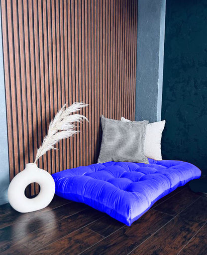 Velvet floor cushion