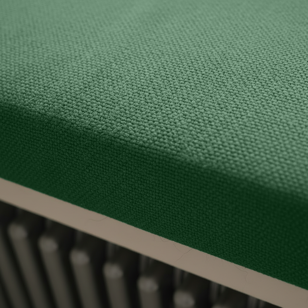 Box edge and piping details with plush foam thickness
