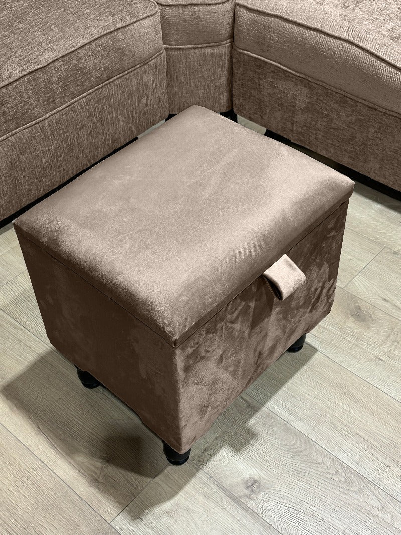 Brown Ottoman storage   