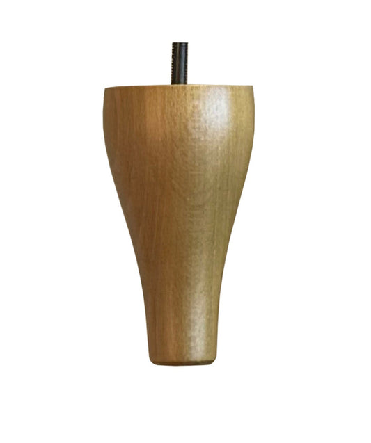 Round wooden feet