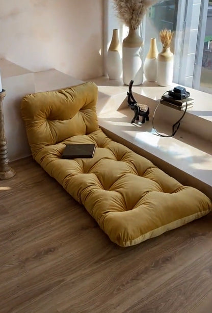 Multicolour Floor seating, bench seat , tufted