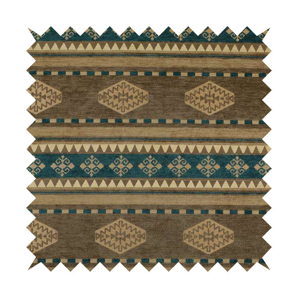A02209 Brown Teal Gold