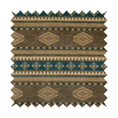 A02209 Brown Teal Gold