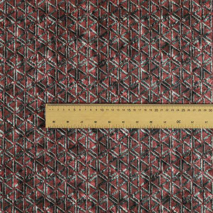 A01872 Burgundy Red Grey