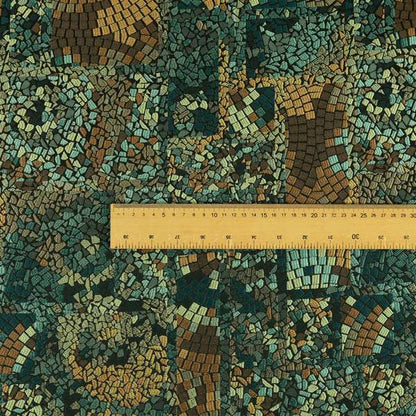A03472 Multicolour Teal Blue Brown