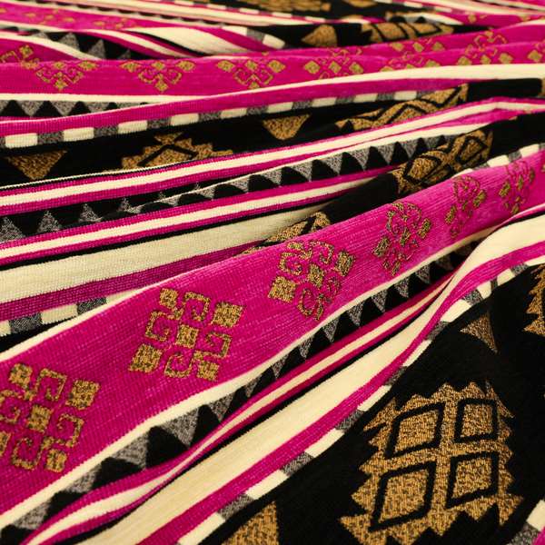 A00365 Pink Black Gold