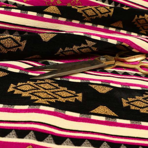 A00365 Pink Black Gold
