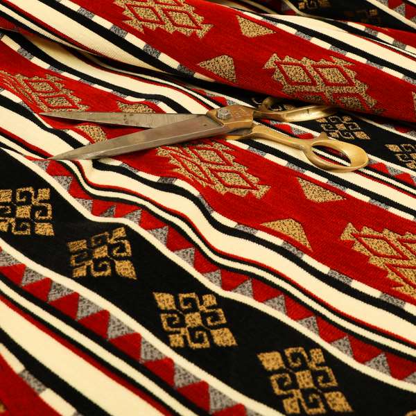 A00366 Red Black Gold