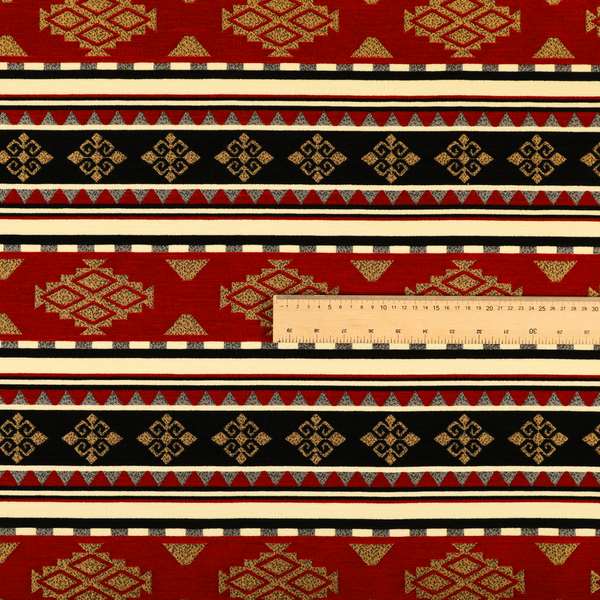 A00366 Red Black Gold