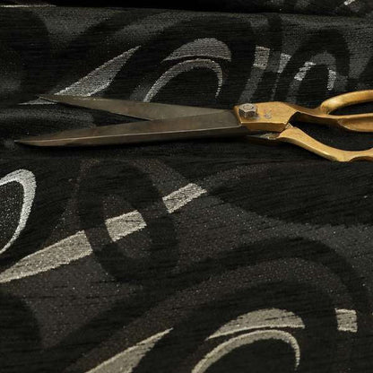 A02241 BLACK SILVER  PER METER